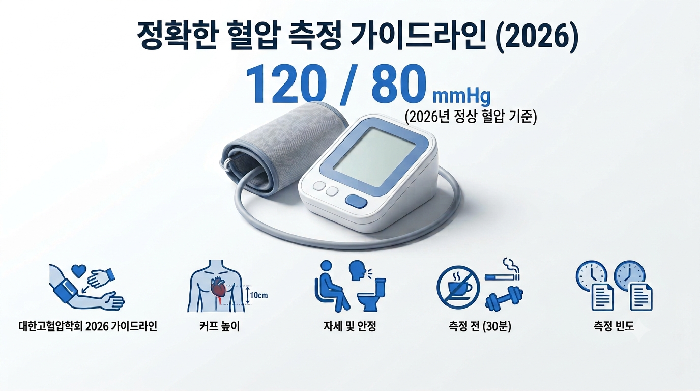 혈압 측정, 정확도 높이는 방법 총정리